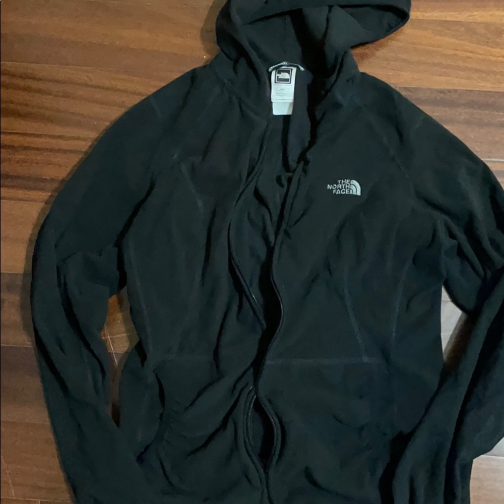 North face women’s black zip fleece